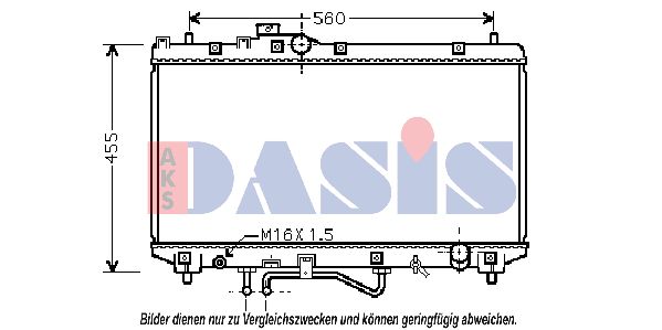 AKS DASIS Radiaator,mootorijahutus 210194N